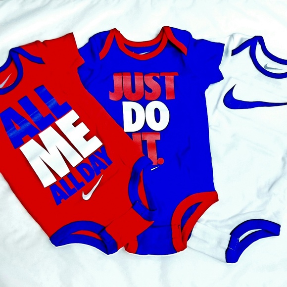 nike baby onesie set